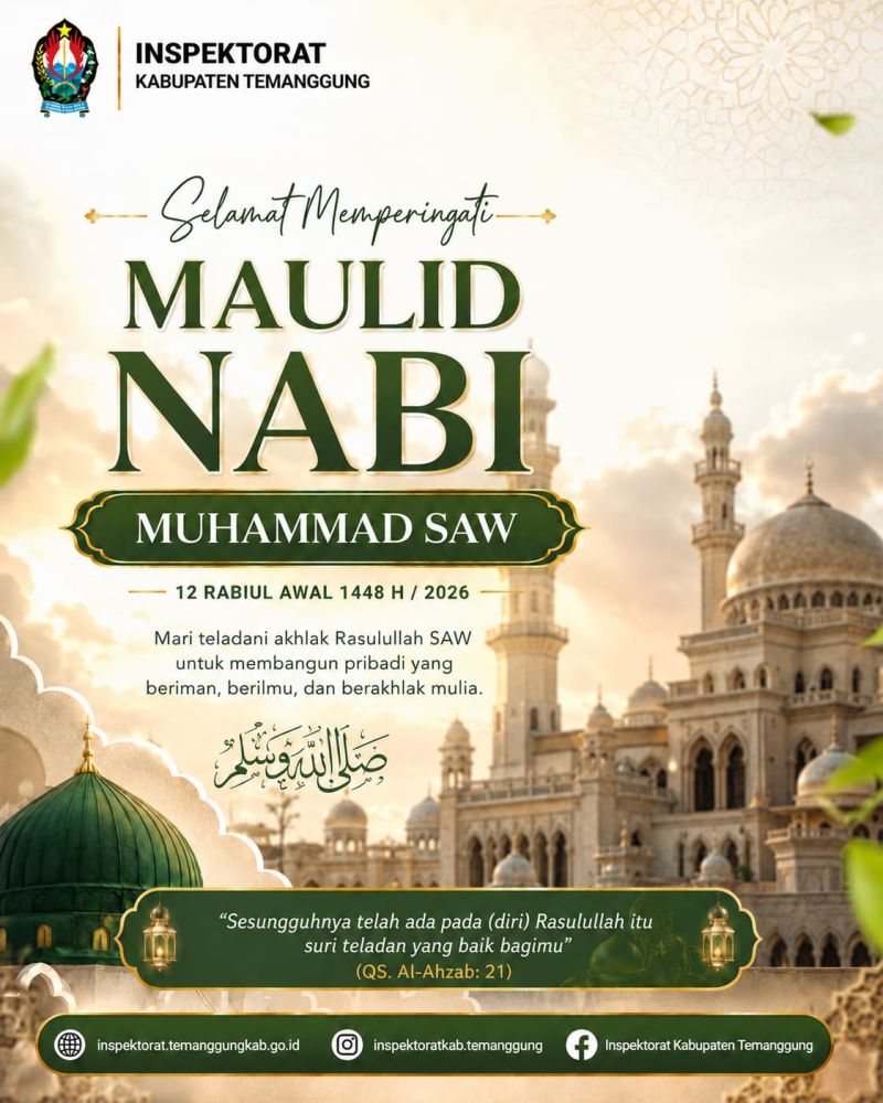 Peringatan Maulid Nabi Muhammad SAW 1448 H