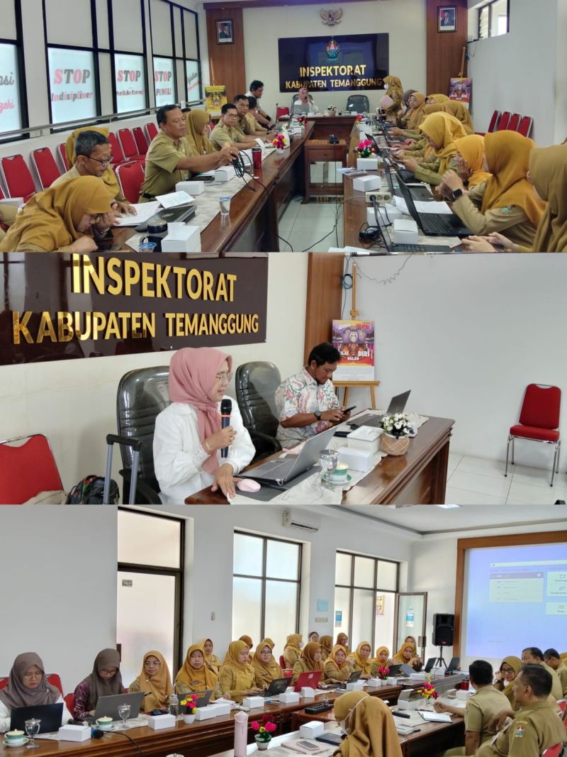 Tingkatkan Level Pengawasan Intern, Seluruh Jajaran Inspektorat Kabupaten Temanggung Ikuti Pendampingan Kapabilitas APIP dari BPKP Jateng